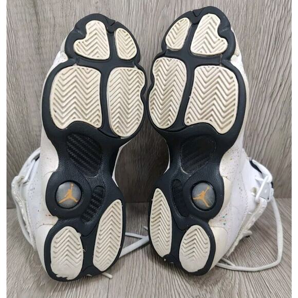 Jordan 6 Ring Kid shoes Sneakers Size 4Y ('91 '92 '93) Youth White Nike - Picture 5 of 9